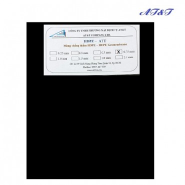 Bạt lót ao tôm công nghệ cán 0,75mm